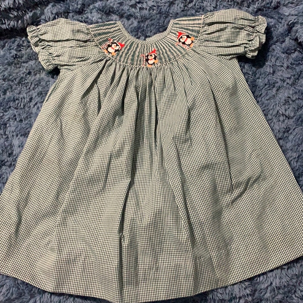 Smocked Christmas dress